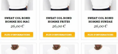 Mc Donalds lance sa marque de vêtement !! (Photos)