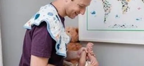 Mark Zuckerberg parvient à changer la couche de sa fille en 20 sec...