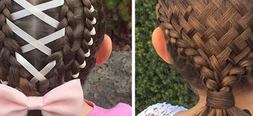 Cette maman coiffe tous les matins sa fille de façon originale...