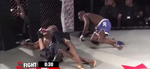 MMA: un arbitre finit par se battre avec un boxeur ! (Vidéo)