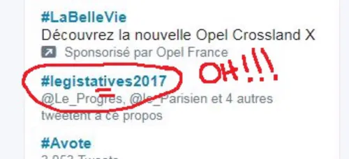 Le hashtag du jour est mal orthographié mais tout le monde le...