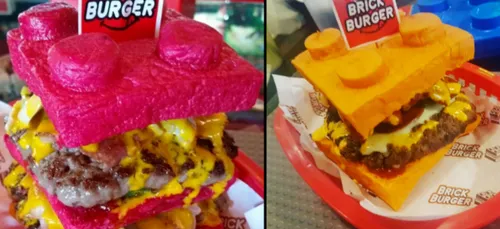Ce restaurant sert des "Lego burger" ! (Photo)