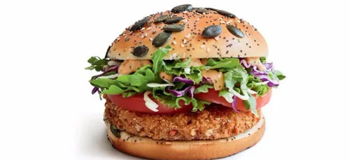 Le Grand Veggie, le premier sandwich végétarien de chez McDo,...