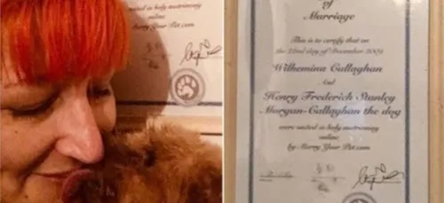 Déçue par les hommes, elle est mariée depuis 8 ans avec... Son chien.