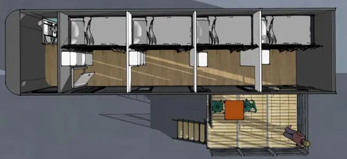 D'anciens camions sont transformés afin de servir d'abris aux SDF !