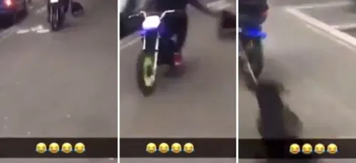 La vidéo d'un chien traîné par une moto indigne la France entière !...