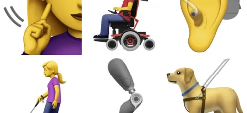 Apple : des émojis représentant le handicap vont bientôt débarquer