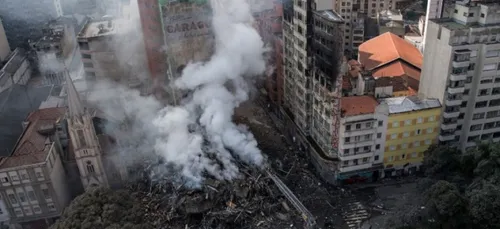 Brésil : 44 personnes disparaissent après qu'une tour se soit...