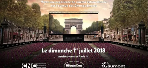 Le 1er juillet, Paris ose le ciné en plein air aux Champs Elysées !