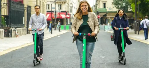 Paris : mise en place d'un nouveau service de trottinettes...