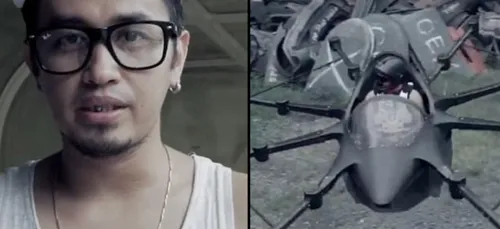 Fatigué des embouteillages, il fabrique une voiture volante  (Vidéo)