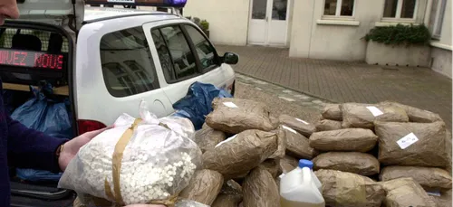 Lille : saisie de 11 tonnes de tabac à narguilé de contrebande