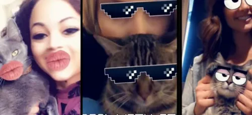 Snapchat inaugure le filtre pour Chat !