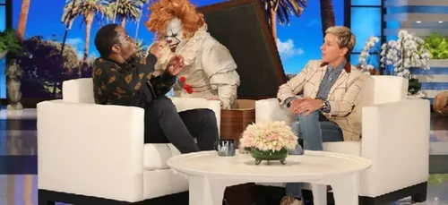 Diddy craque totalement face à un clown qui le fait bien flipper !...