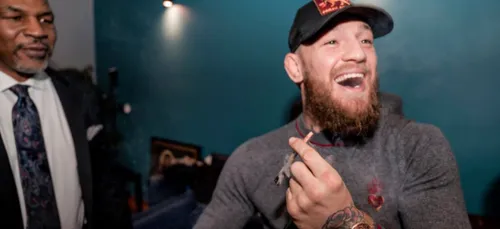 Conor McGregor et Mike Tyson se fume de la "Cherry Pick Kush". La...