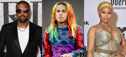 6ix9ine, Nicki Minaj et Kany West, visés par des coups de feu lors...
