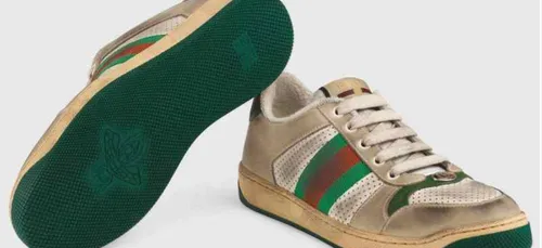 Des baskets sales vendues à 800 dollars par Gucci