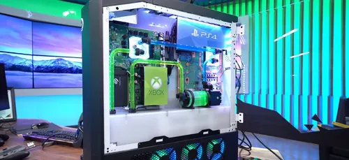 Xbox One X, PS4, Switch et PC réunis dans une même machine ! (Vidéo)