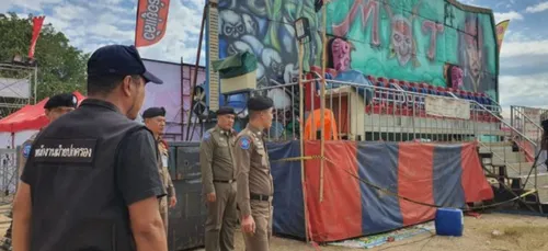 Un terrible accident de manège a eu lieu au parc de Lopburi ! [VIDÉO]