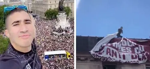 Acrobate94 : il grimpe 4 étages pour décrocher une banderole « qui...