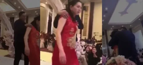 Chine : le père du marié embrasse sa belle-fille de force ! [VIDEO]