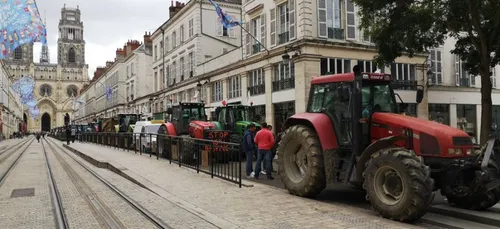 Manifestation à Orléans : les agriculteurs du Loiret se mobilisent