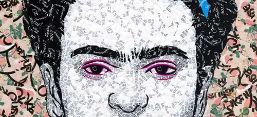 Un artiste réalise d’incroyables portraits à l’aide d’étiquettes de...