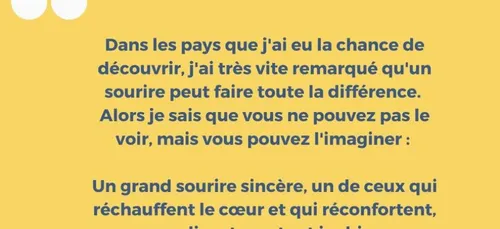 1 lettre 1 sourire : écrivez une lettre pour ensoleiller le...