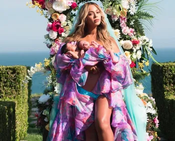 Nouvelle photo "record" pour Beyonce: elle nous présente ses jumeaux !