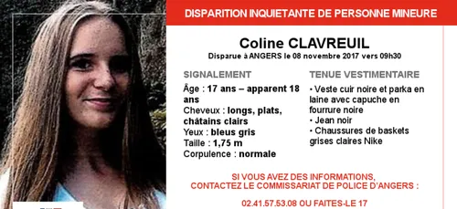 Une adolescente portée disparue dans le Maine-et-Loire