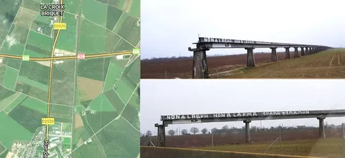 Une famille interpelle Emmanuel Macron à cause d'un tag dans le Loiret