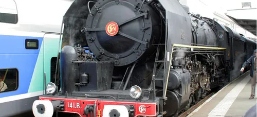 Journée du Patrimoine : une vieille locomotive en gare d’Orléans