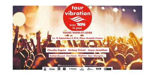 Direct vidéo - Vivez le Tour Vibration à Tours, comme si vous y...