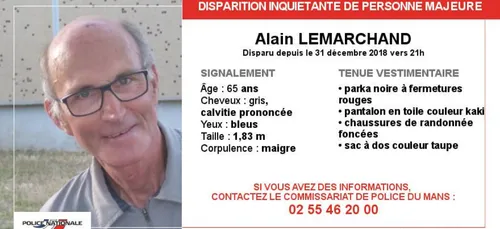 Sarthe : Alain Lemarchand est toujours introuvable