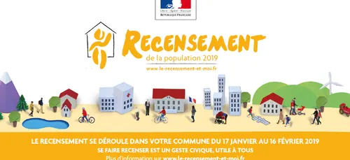 Tout savoir sur le recensement 2019 qui démarre ce jeudi !