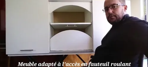 Loir-et-Cher : il lance un prototype de meuble adapté aux fauteuils...