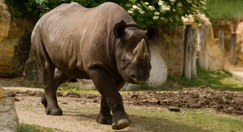 Un nouveau rhinocéros noir est arrivé au Bioparc de Doué-La-Fontaine