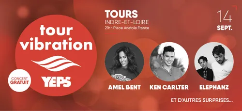 Amel Bent, Ken Carlter et Elephanz vont secouer Tours !