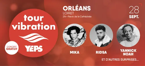 Mika, Ridsa et Yannick Noah feront trembler la cathédrale d’Orléans !