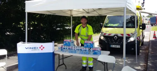 Canicule : Vinci Autoroute distribue 100 000 bouteilles d’eau...