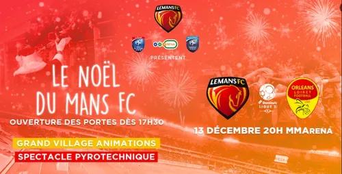 Le Mans FC fête Noël avec ses supporters !