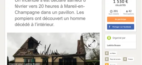 Sarthe : une cagnotte pour aider une famille victime d’un incendie...