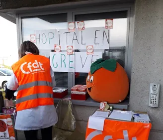 Maine-et-Loire : piquet de grève à l’hôpital de Cholet