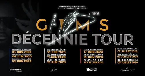 Orléans : le concert de Gims au zénith reporté en juin