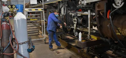 Une locomotive vieille de 80 ans restaurée à Saint-Pierre-des-Corps