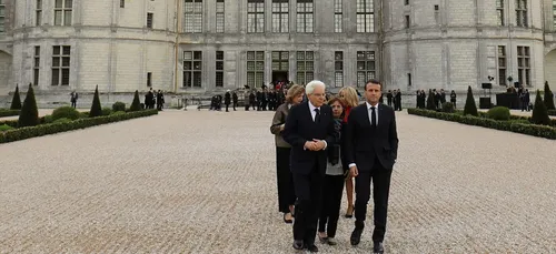 Emmanuel Macron à Chambord ce mercredi 22 juillet