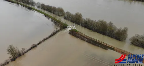Vigilance orange crues en Saône-et-Loire
