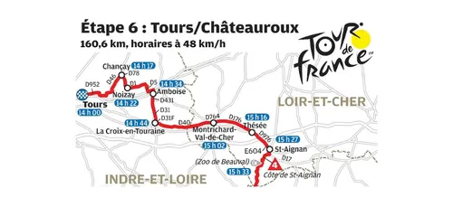 Passage du Tour de France à Amboise : informations pratiques