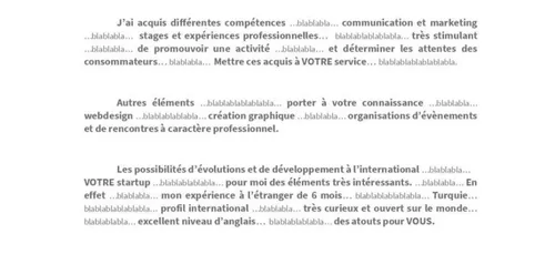 Il décroche un CDI avec du blablabla