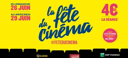 La fête du cinéma 2016 jusqu'à mercredi